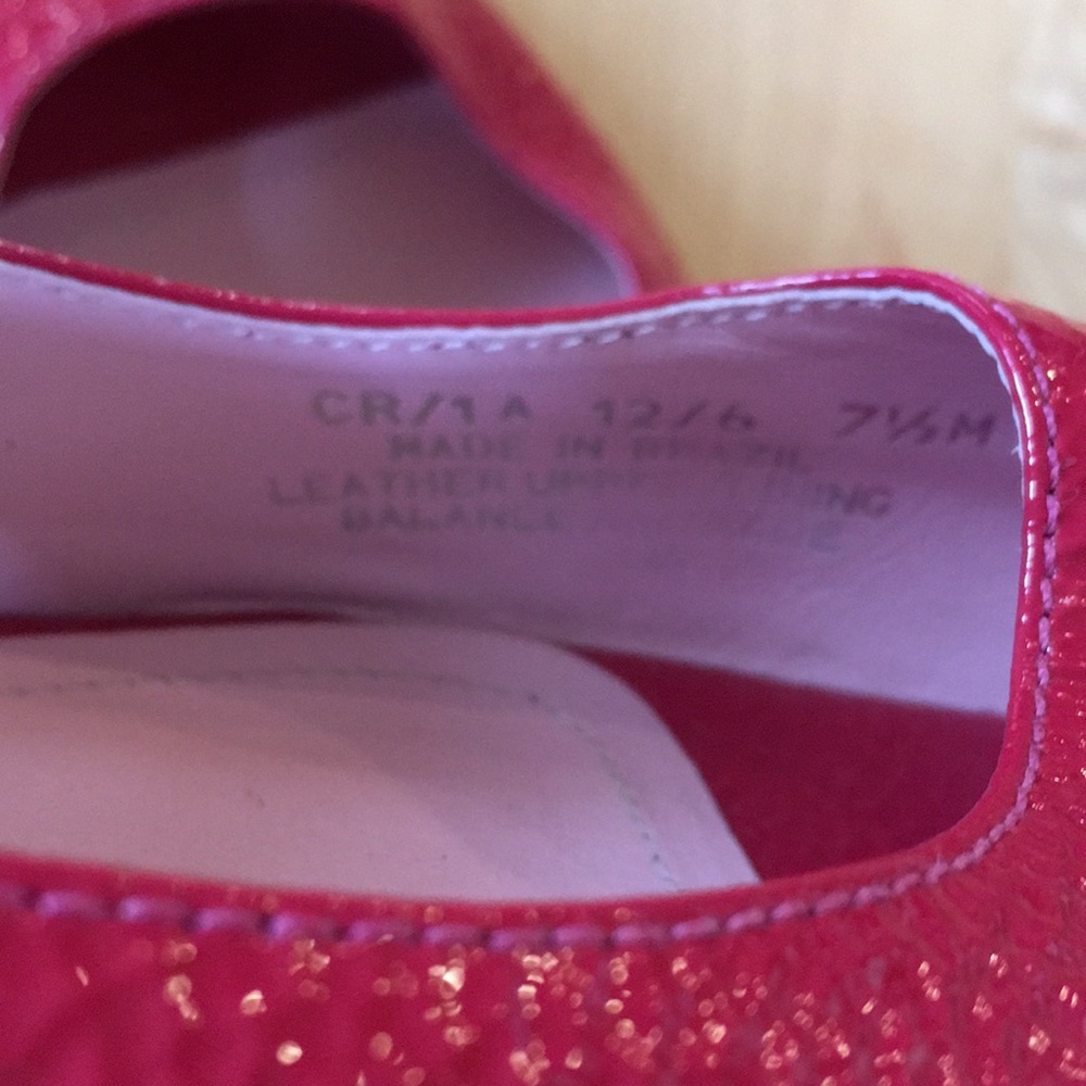 Via Spiga patent leather peep toe slingback sandals - Picture 9 of 9